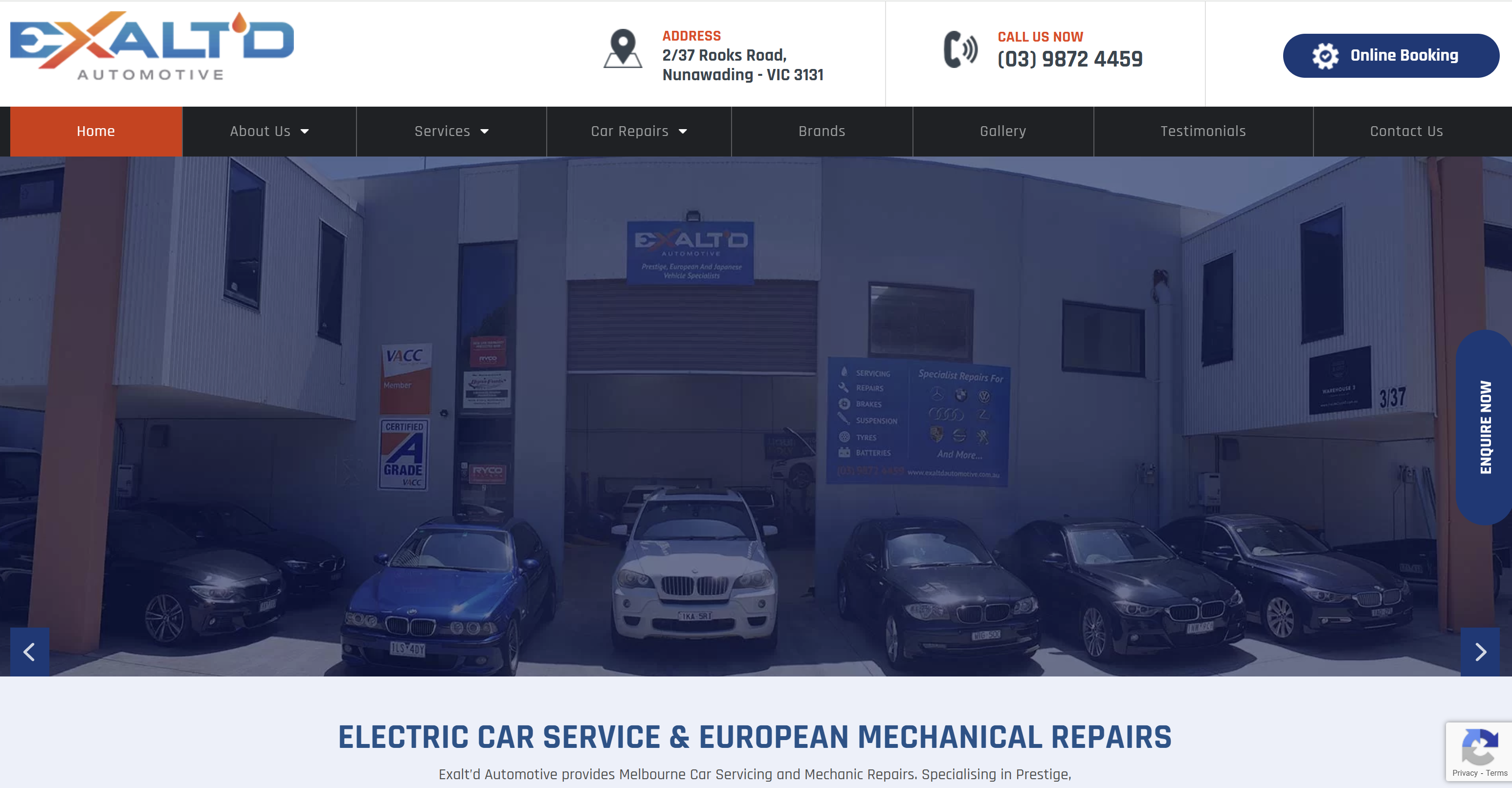 VIC: Third party EV Servicing Workshop - Exalt'd Automotive in Nunawading