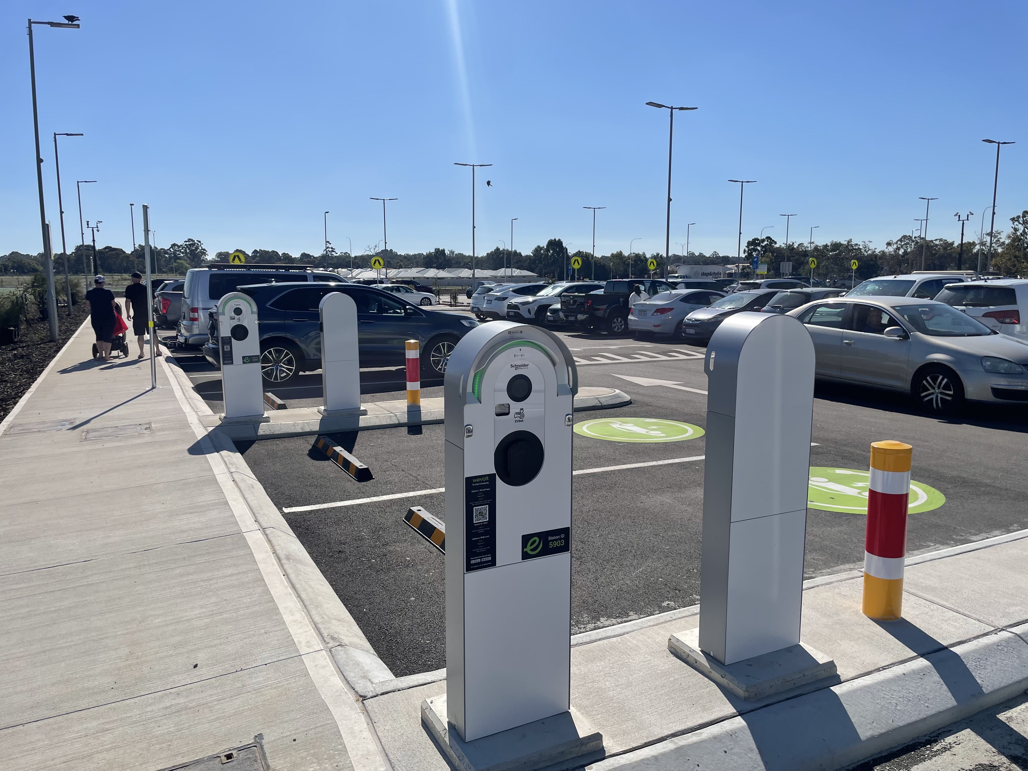 Byford Station has excellent EV charging infrastructure