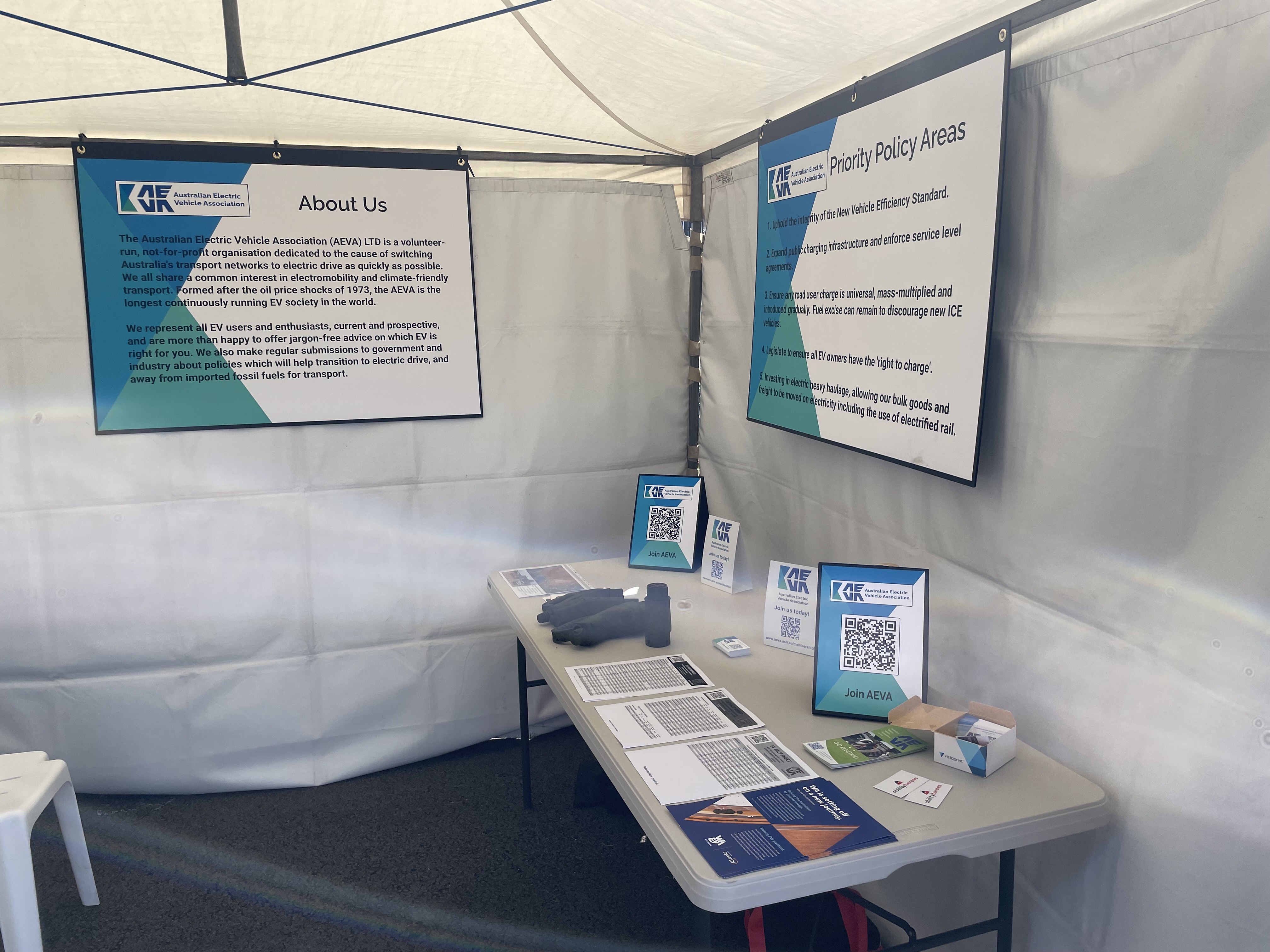 Posters and brochures